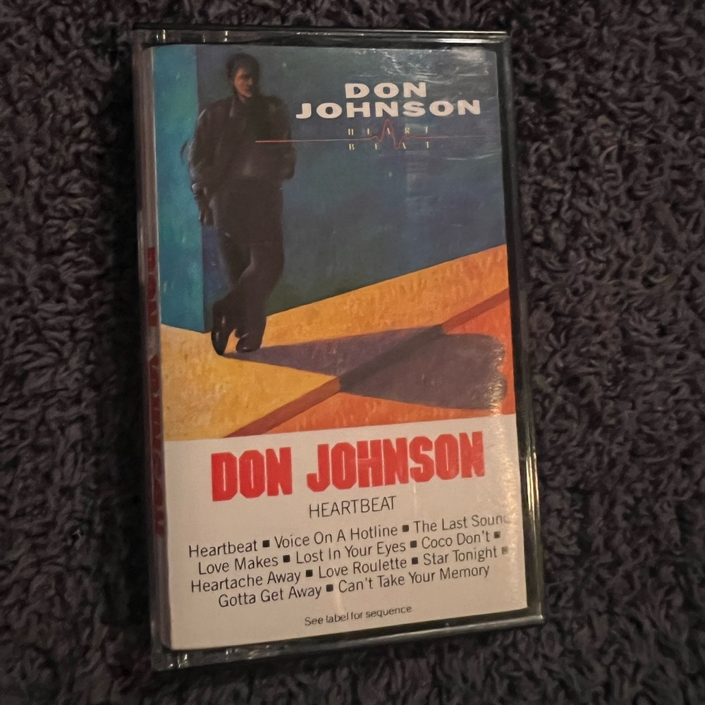 Don Johnson -Heartbeat Cassette